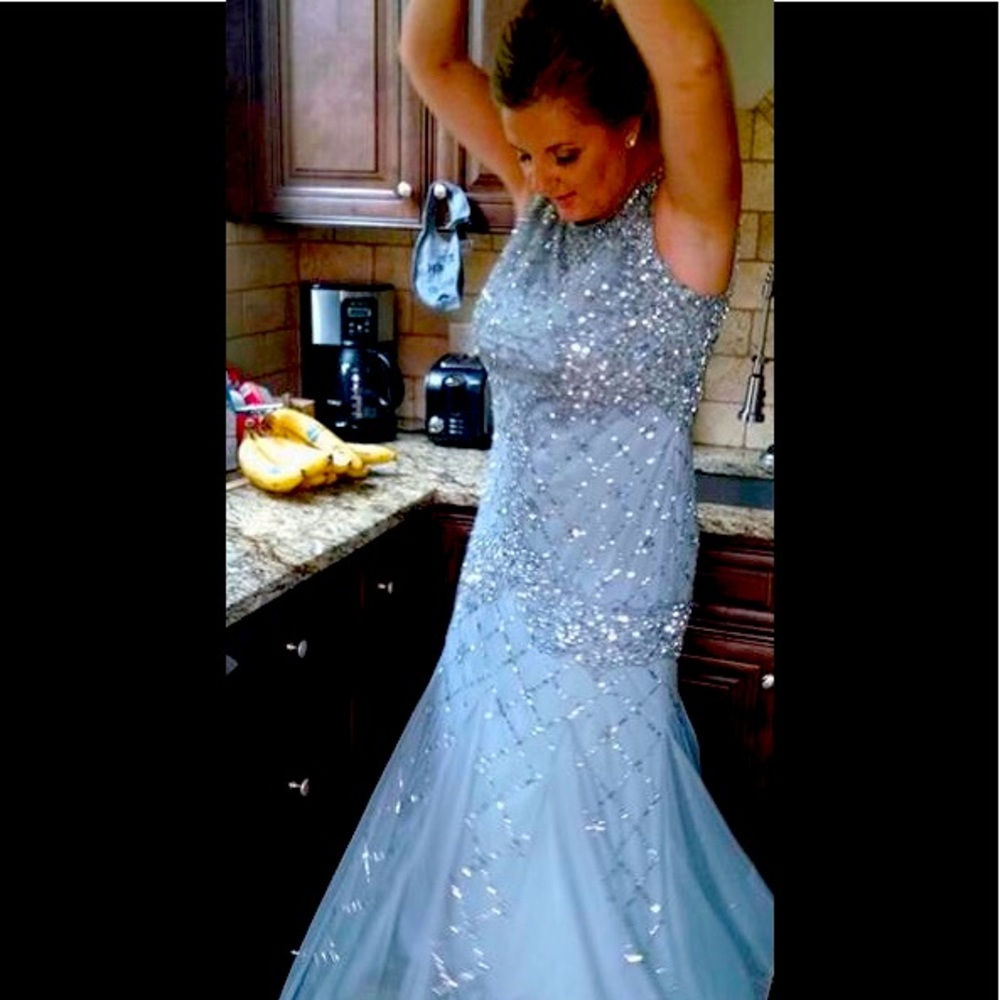 Formal Mermaid Fitted Evening Dress